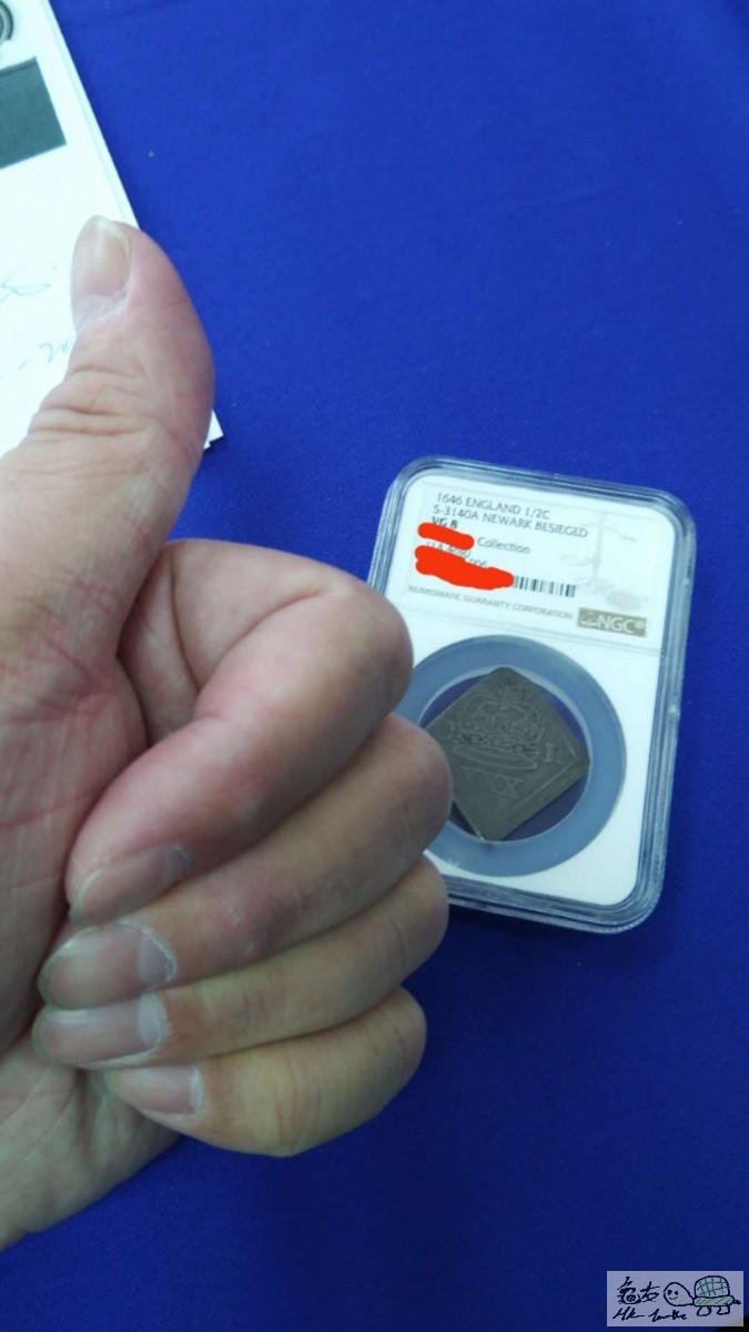 查理一世倒台前的半克朗，即使那麽損毫大亦要5千多元一枚